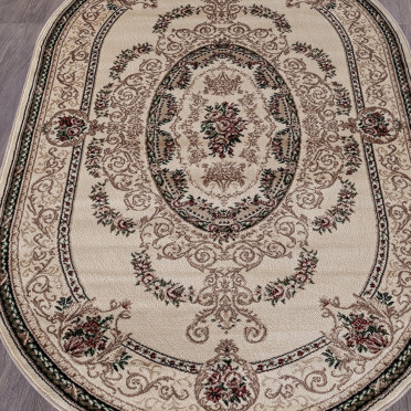 Ковер D058 - CREAM - Овал COLIZEY