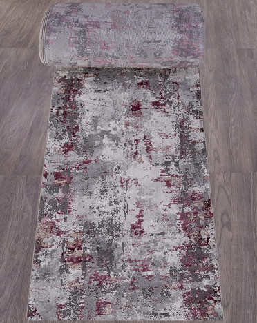 Ковер турецкий 23319-950 Merinos Hali (Полиэстер, фиолетовый, серый)