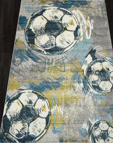 Ковер российский C077 ORION (Фризе, серый)