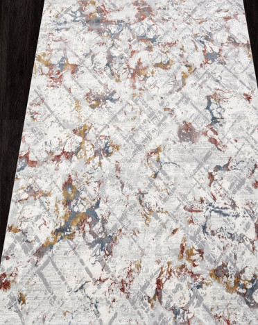 Ковер турецкий GA015N ARMINA (PP Heatset Высокоплотный, серый)