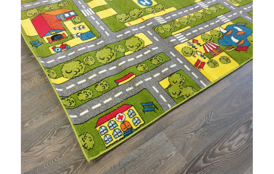 Детский ковер Фэнси ДИЗАЙН 20711 ЦВЕТ 22011 город с дорогами для машинок