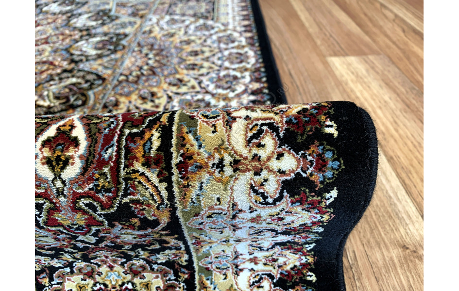 Ковер турецкий Абришим 3809A navy прямоугольный