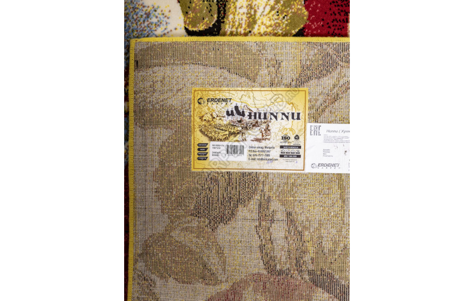 Монгольский ковер Hunnu 6A1669 174 прямоугольный