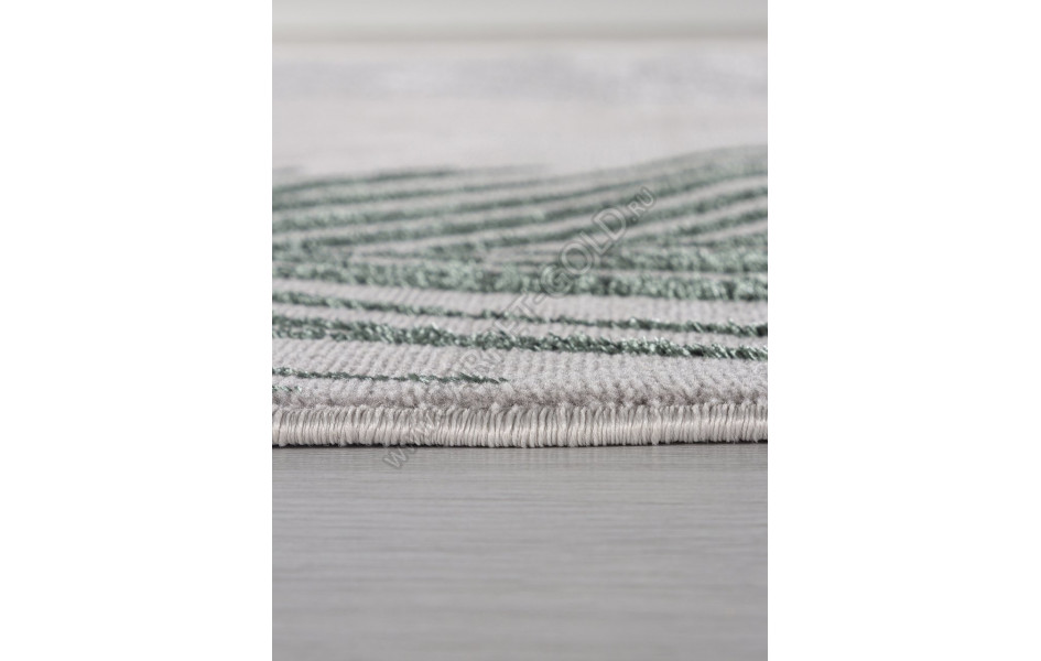 Ковер F167 - GRAY-D.GREEN - Прямоугольник - коллекция LIMAN