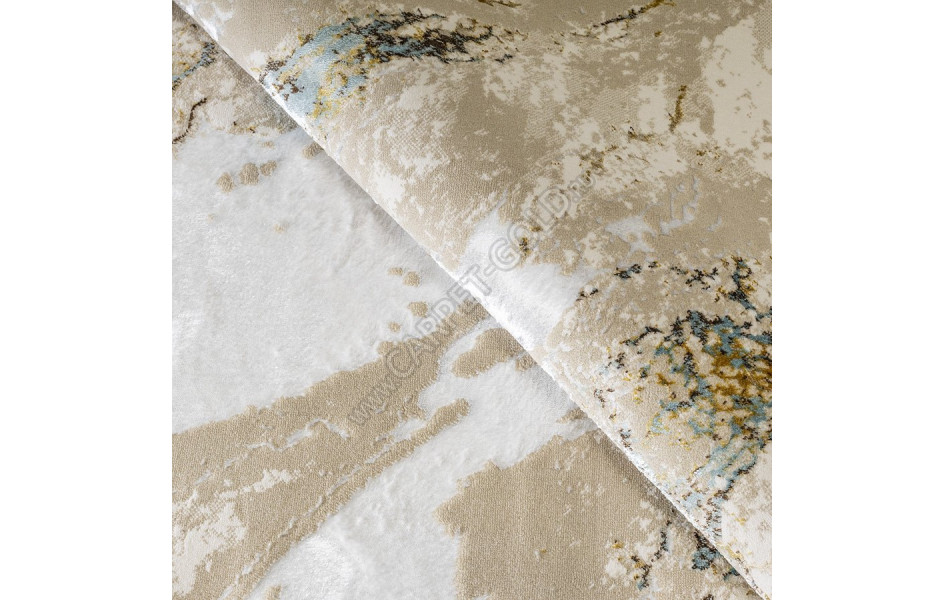 КОВРЫ ДИЗАЙН KN43A ЦВЕТ SHRINK BEIGE Rich овал