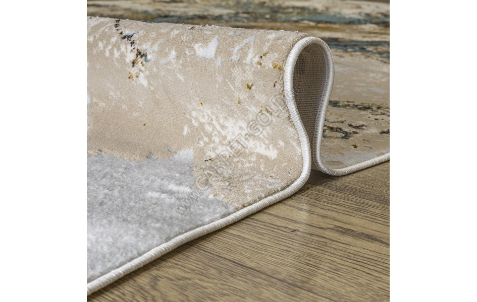 КОВРЫ ДИЗАЙН KN43A ЦВЕТ SHRINK BEIGE Rich овал