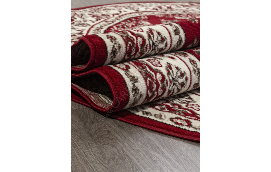 Ковер D285 - RED - Овал - коллекция GAVANA