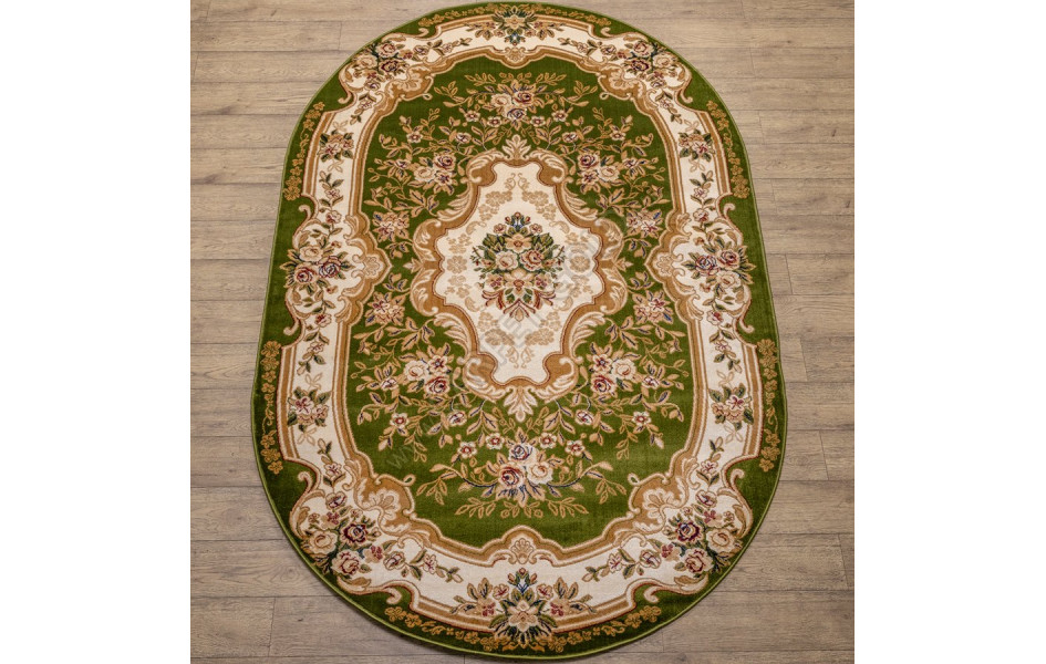 Ковры дизайн 20606 цвет 22111 Акварель овал