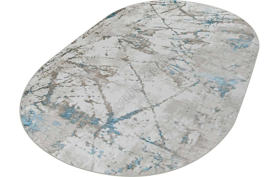 38894A OVAL BLUE FLS / BEIGE FLS Olimpos