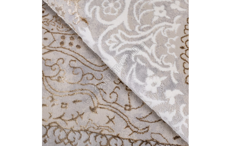 КОВРЫ ДИЗАЙН N891A ЦВЕТ WHITE / BEIGE_1 Prado