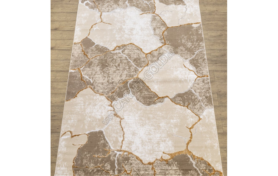 КОВРЫ ДИЗАЙН 10455A ЦВЕТ BEIGE / GOLD Nord
