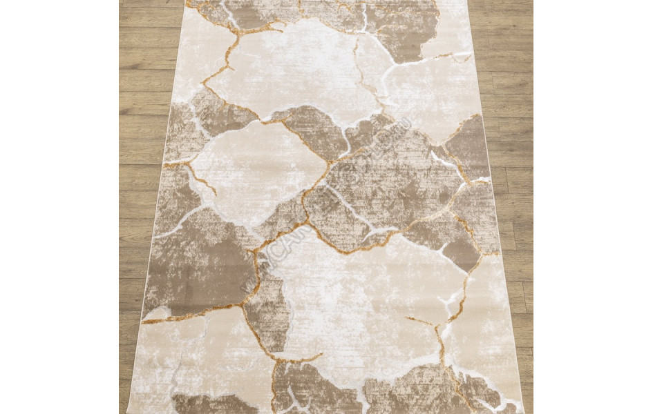 КОВРЫ ДИЗАЙН 10455A ЦВЕТ BEIGE / GOLD Nord