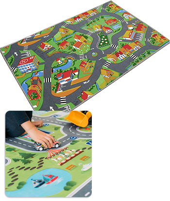 Ковер с дорогами в детскую